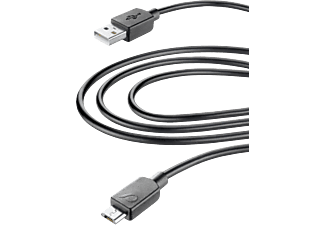 CELLULAR LINE USB CABLE HOME XL - Micro USB Kabel (Schwarz)